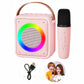 Kit Karaoke Micrófono Niños Recargable Kids Bluetooth