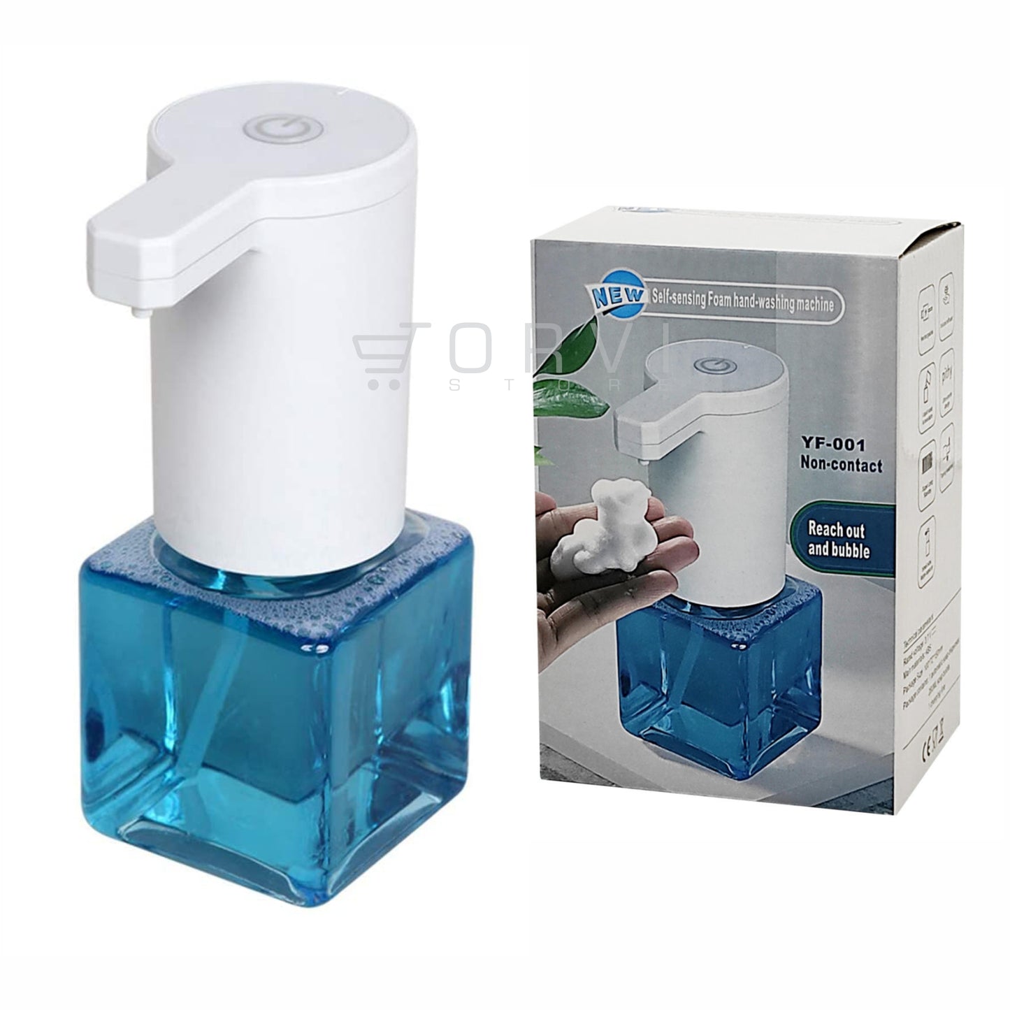 Dispensador De Jabón Liquido Recargable Sensor Espuma