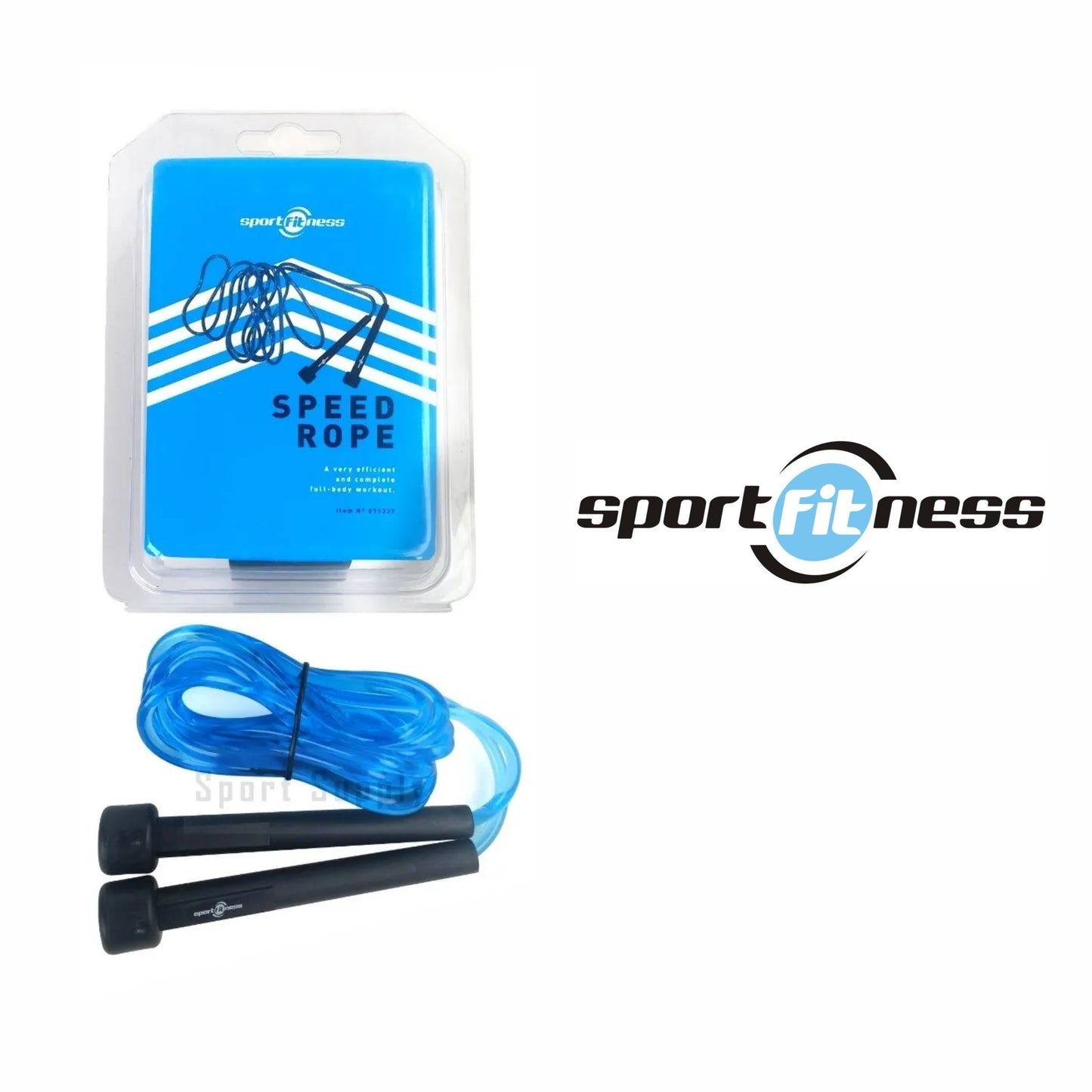 Lazo Para Saltar 5mm x 2.8 m Cuerda Sportfitness Ejercicio Cardio