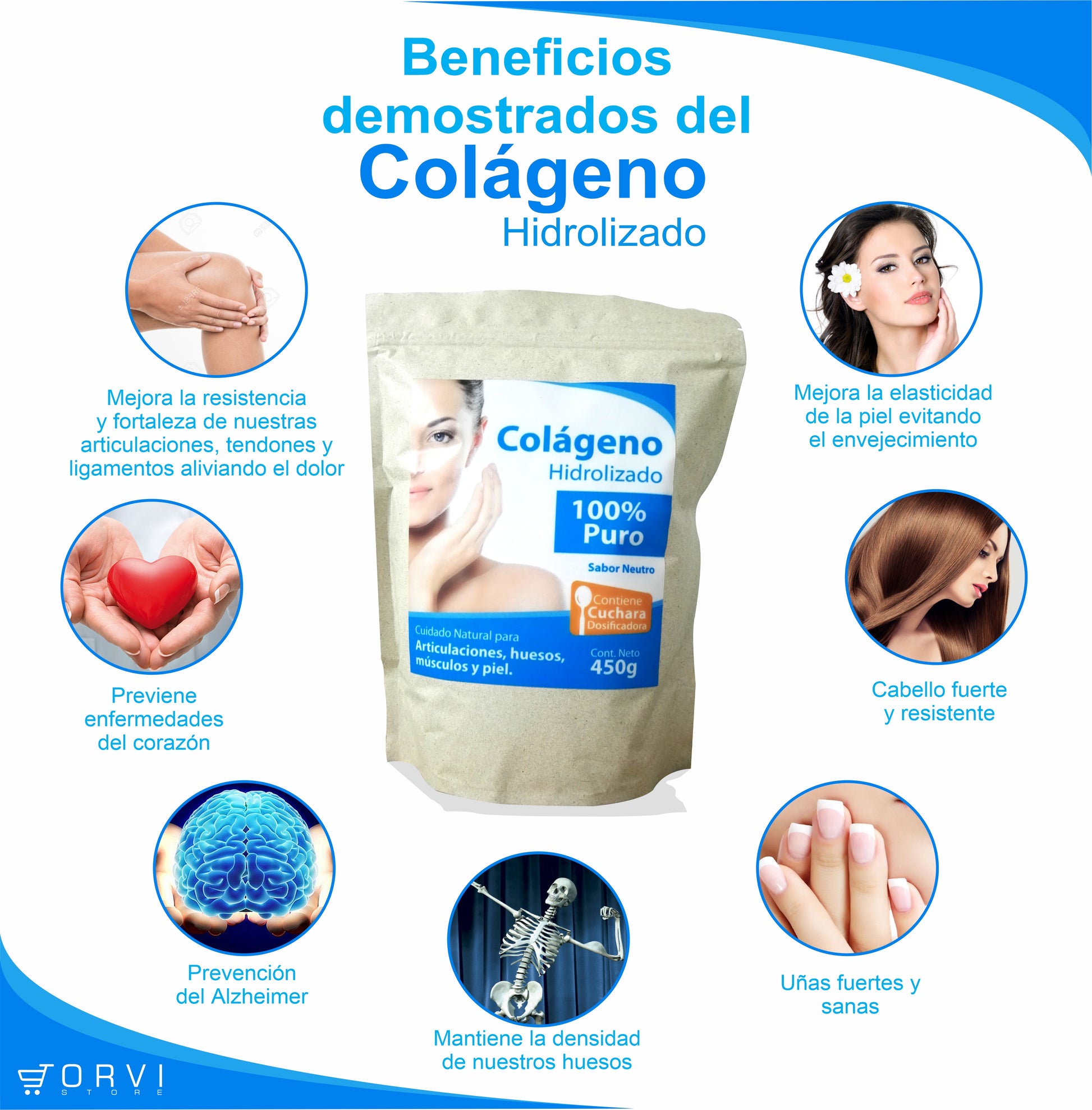 Colageno Hidrolizado Por 450 Gr